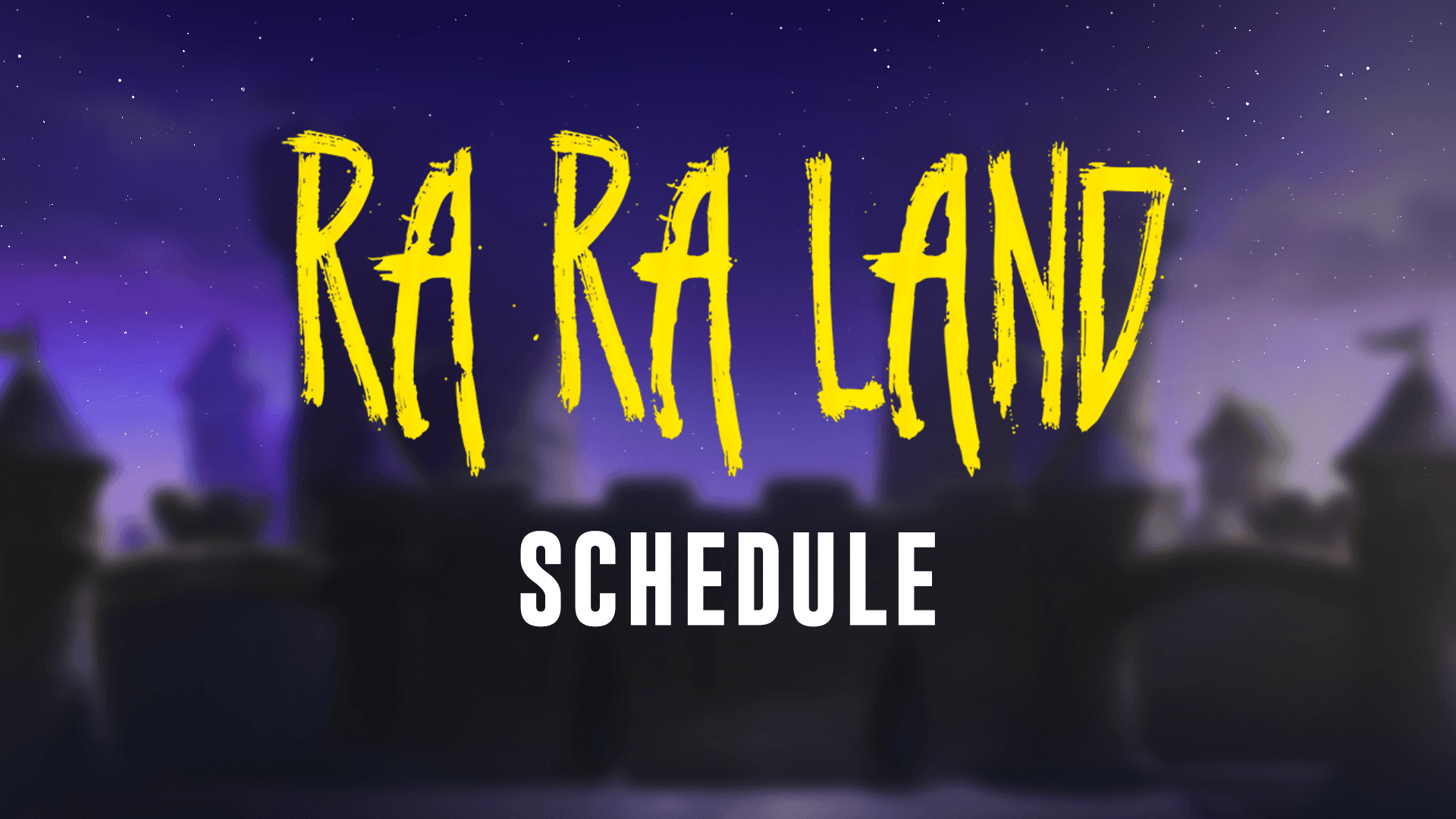 RARALAND 2024 - The Schedule